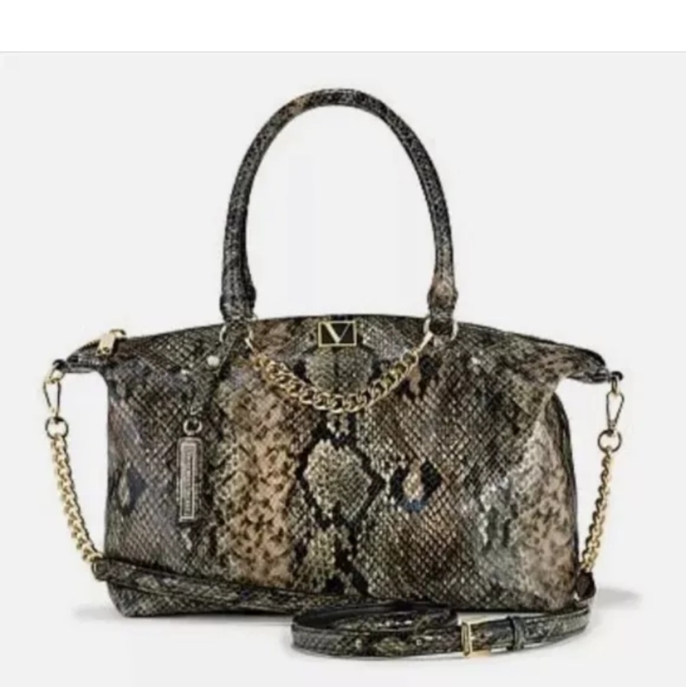 Victoria's Secret Snake Print Handbag New